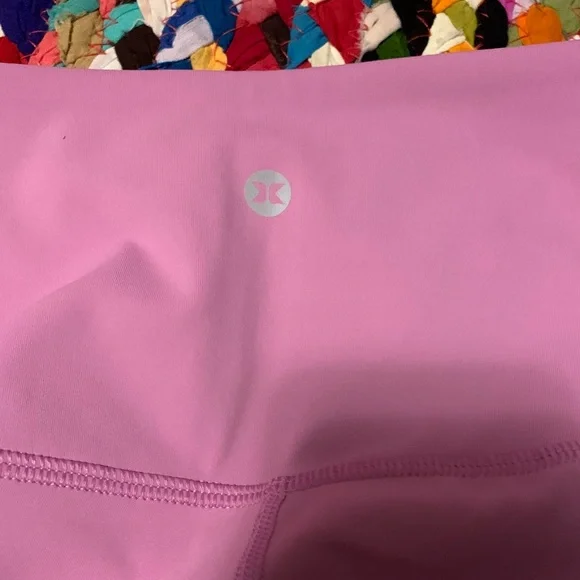 Pink 3/4 Leggings with Pockets - Picture 4 of 5